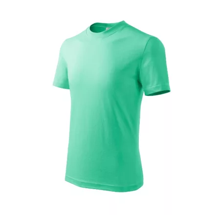 mlf_1389509 Basic póló gyerek menta 122 cm/6 éves