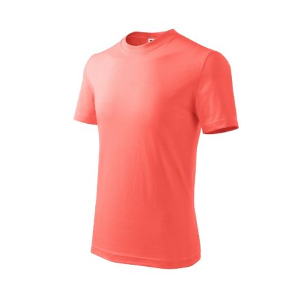 mlf_138A107 Basic póló gyerek coral 158 cm/12 éves