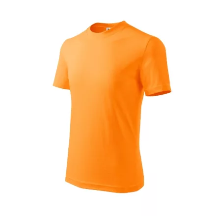 mlf_138A210 Basic póló gyerek mandarinsárga 134 cm/8 éves