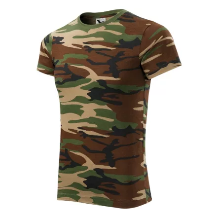 mlf_1443318 Camouflage póló unisex barna terepszín 3XL