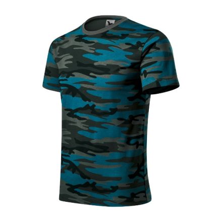 mlf_144C112 Camouflage póló unisex camouflage petrol XS