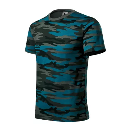 mlf_144C116 Camouflage póló unisex camouflage petrol XL