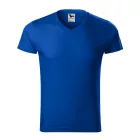 mlf_1460513 Slim Fit V-neck póló férfi királykék S