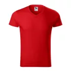 mlf_1460715 Slim Fit V-neck póló férfi piros L