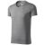 mlf_1461218 Slim Fit V-neck póló férfi sötétszürke melírozott 3XL