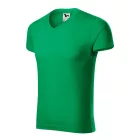 mlf_1461613 Slim Fit V-neck póló férfi fűzöld S