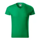mlf_1461613 Slim Fit V-neck póló férfi fűzöld S