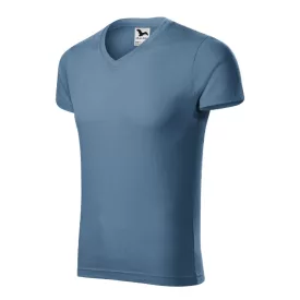 mlf_1466013 Slim Fit V-neck póló férfi farmerkék S