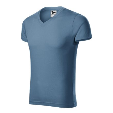 mlf_1466013 Slim Fit V-neck póló férfi farmerkék S