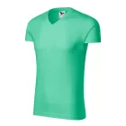 mlf_1469513 Slim Fit V-neck póló férfi menta S
