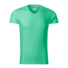 mlf_1469513 Slim Fit V-neck póló férfi menta S