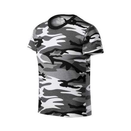 mlf_1493208 Camouflage póló gyerek szürke terepszín 110 cm/4 éves