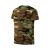 mlf_1493309 Camouflage póló gyerek barna terepszín 122 cm/6 éves