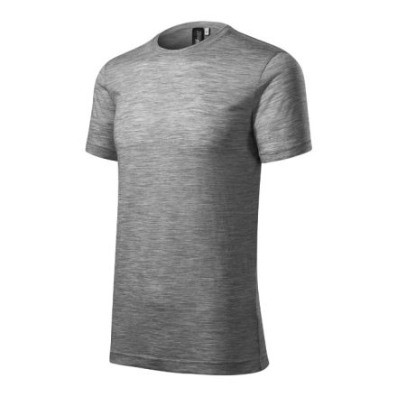mlf_1571213 Merino Rise póló férfi sötétszürke melírozott S