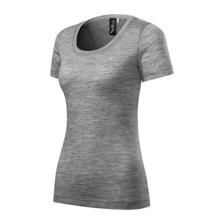 mlf_1581212 Merino Rise póló női sötétszürke melírozott XS