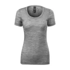 mlf_1581213 Merino Rise póló női sötétszürke melírozott S
