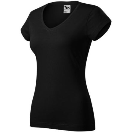 mlf_1620112 Fit V-neck póló női fekete XS