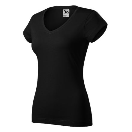 mlf_1620112 Fit V-neck póló női fekete XS