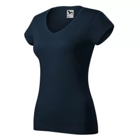 mlf_1620212 Fit V-neck póló női tengerészkék XS
