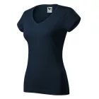 mlf_1620215 Fit V-neck póló női tengerészkék L