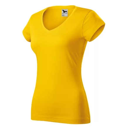 mlf_1620413 Fit V-neck póló női sárga S