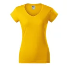 mlf_1620416 Fit V-neck póló női sárga XL