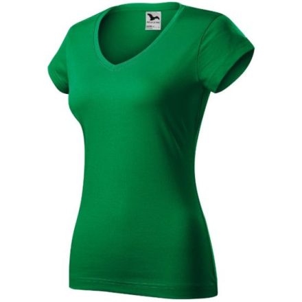 mlf_1621612 Fit V-neck póló női fűzöld XS