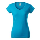 mlf_1624412 Fit V-neck póló női türkiz XS