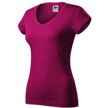 mlf_1624912 Fit V-neck póló női fukszia XS