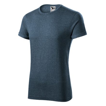 mlf_163M217 Fusion póló férfi sötétdenim melírozott 2XL
