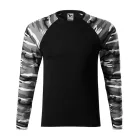 mlf_1663216 Camouflage LS póló unisex szürke terepszín XL
