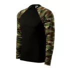 mlf_1663312 Camouflage LS póló unisex barna terepszín XS