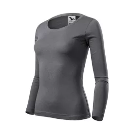 mlf_1693613 Fit-T LS póló női acélszürke S