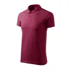 Single J. galléros póló férfi garnet 2XL