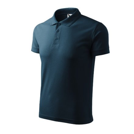 mlf_2030218 Pique Polo galléros póló férfi tengerészkék 3XL
