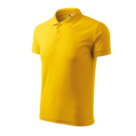 mlf_2030419 Pique Polo galléros póló férfi sárga 4XL