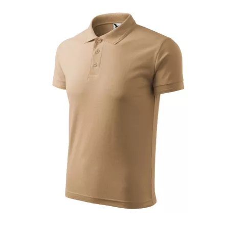 mlf_2030818 Pique Polo galléros póló férfi homok 3XL