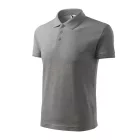 mlf_2031218 Pique Polo galléros póló férfi sötétszürke melírozott 3XL