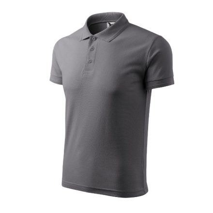 mlf_2033617 Pique Polo galléros póló férfi acélszürke 2XL