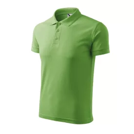   mlf_2033918 Pique Polo galléros póló férfi borsózöld 3XL