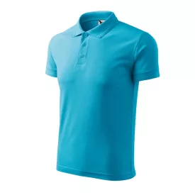 mlf_2034418 Pique Polo galléros póló férfi türkiz 3XL