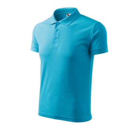 mlf_2034418 Pique Polo galléros póló férfi türkiz 3XL
