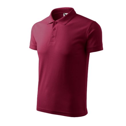 mlf_2038613 Pique Polo galléros póló férfi garnet S