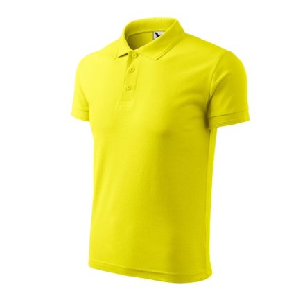 mlf_2039617 Pique Polo galléros póló férfi citrom 2XL