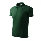 mlf_203D314 Pique Polo galléros póló férfi dark green M