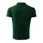mlf_203D315 Pique Polo galléros póló férfi dark green L