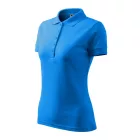 mlf_2107012 Pique Polo galléros póló női snorkel kék XS