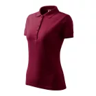 mlf_2108614 Pique Polo galléros póló női garnet M
