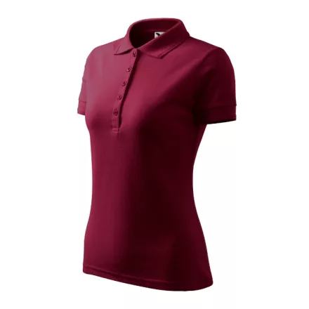 mlf_2108616 Pique Polo galléros póló női garnet XL