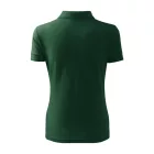 mlf_210D315 Pique Polo galléros póló női dark green L